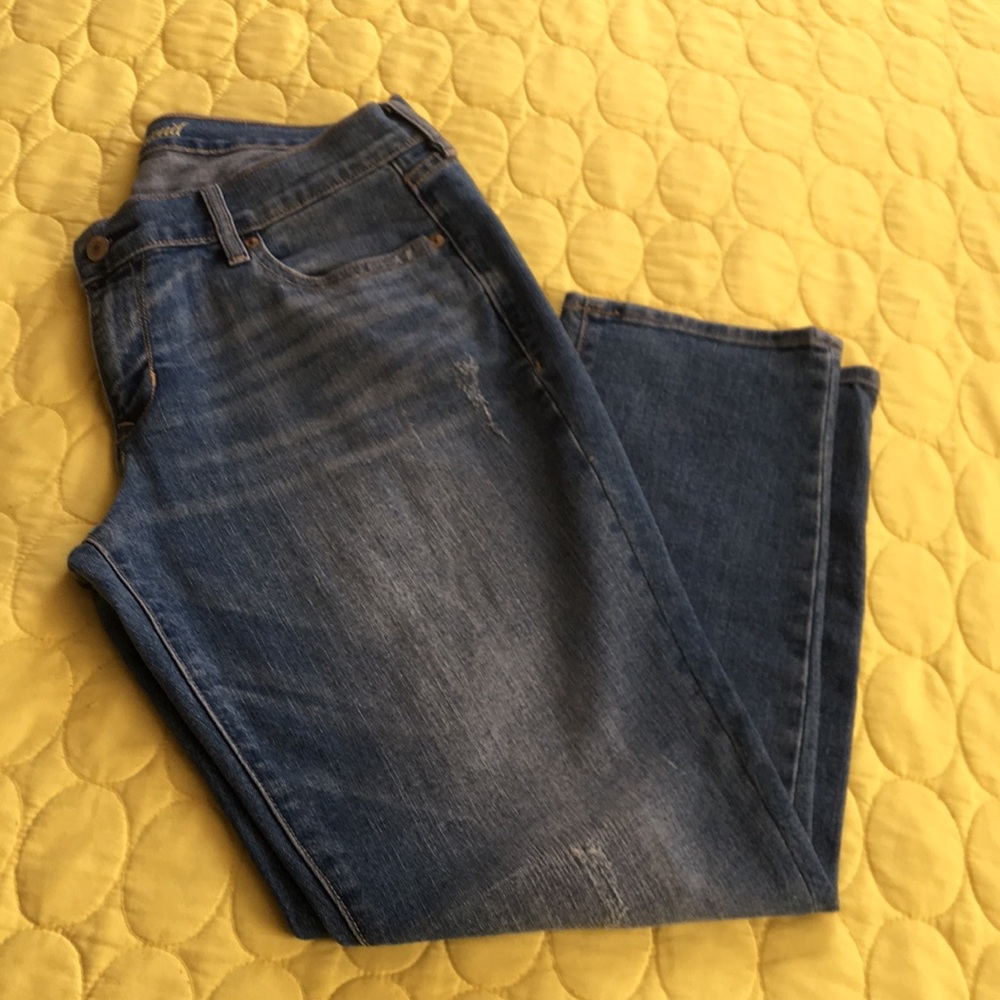 Oldnavy Boyfriend Cropped Jeans size 10